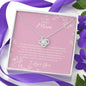 To My Hero Mom Necklace