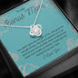 To My Bonus Mom Necklace