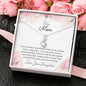 To My Mom From Your Daughter Necklace